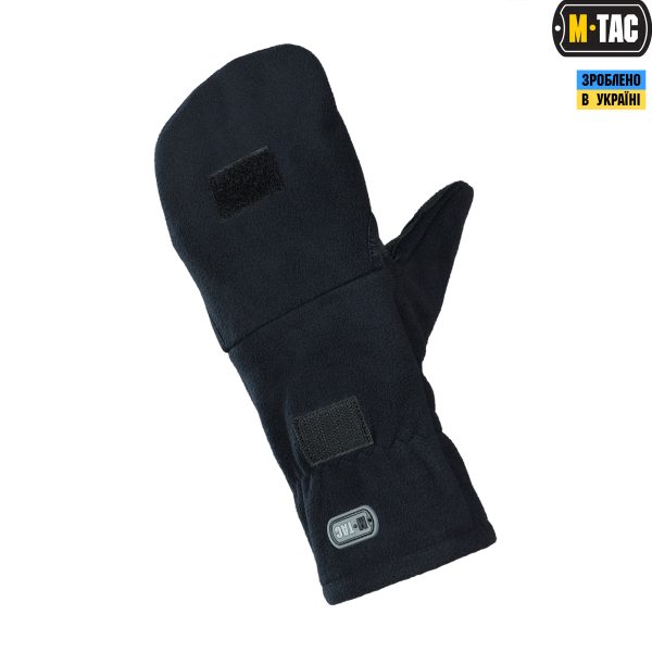 M-Tac рукавички безпалі з клапаном Windblock 295 Dark Navy Blue - Зображення 4