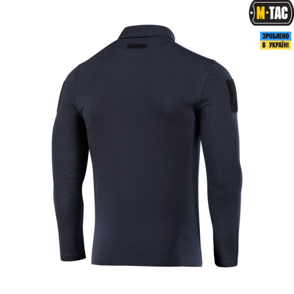 M-Tac поло тактичне довгий рукав 65/35 Dark Navy Blue — изображение 4