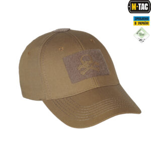 M-Tac бейсболка тактична Flex ріп-стоп Pirate Skull Coyote Brown