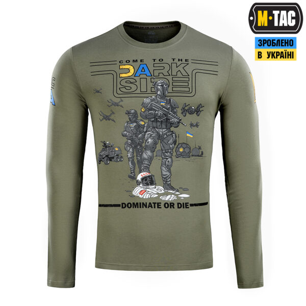 M-Tac футболка UA довгий рукав Side Light Olive