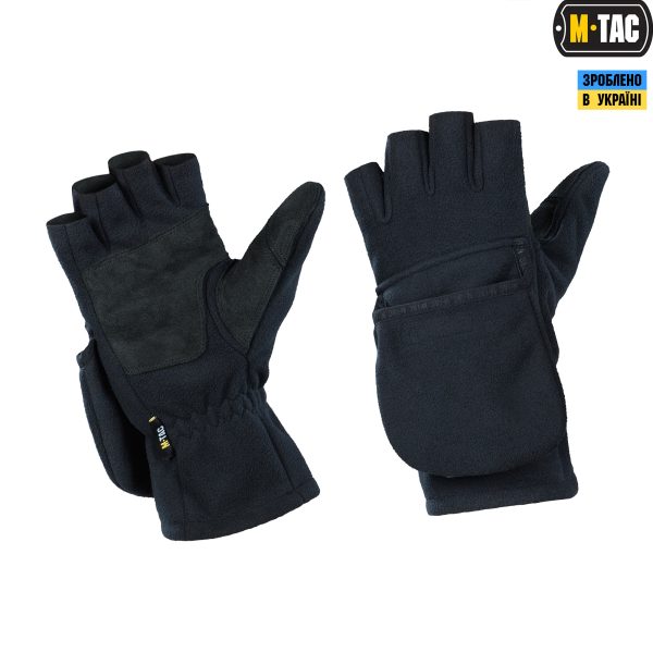 M-Tac рукавички безпалі з клапаном Windblock 295 Dark Navy Blue