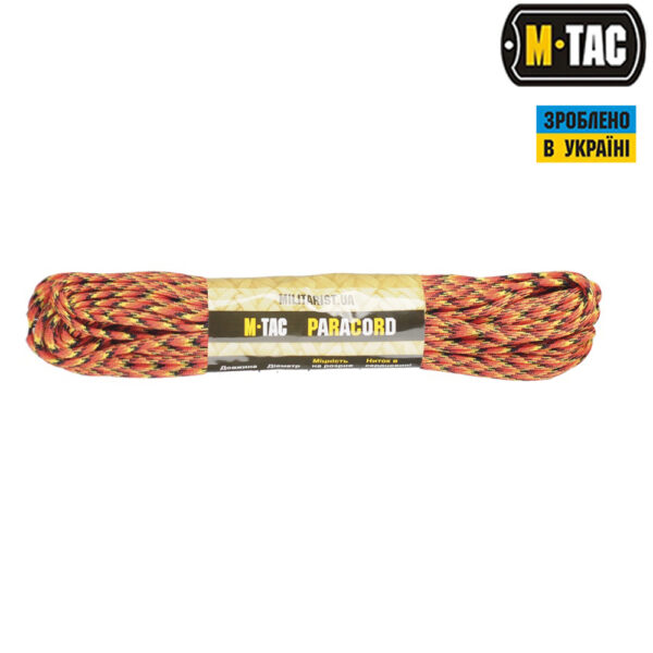 M-Tac паракорд 550 type III Fire 30м