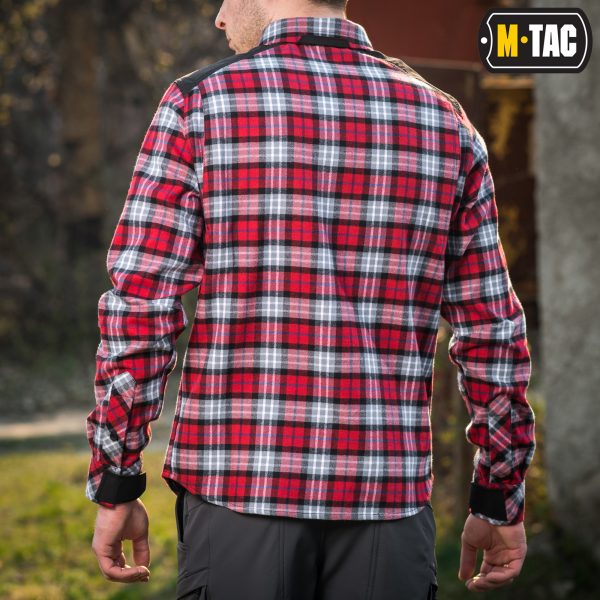 M-Tac сорочка Redneck Cotton Shirt Red — изображение 3