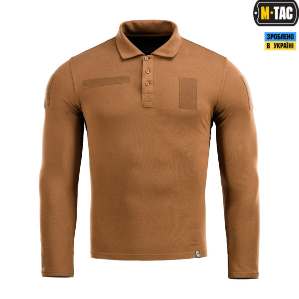 M-Tac поло тактичне довгий рукав 65/35 Coyote Brown — изображение 2