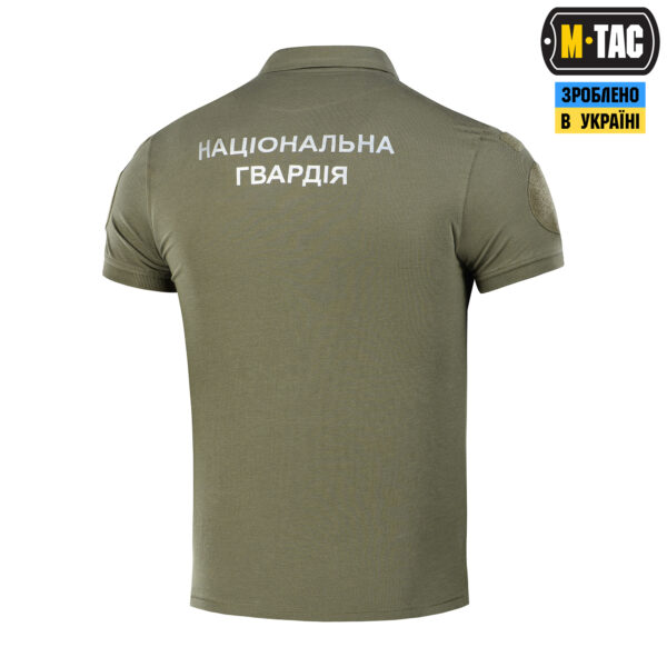 M-Tac поло НГУ з світловідбивним написом 65/35 Army Olive — изображение 4