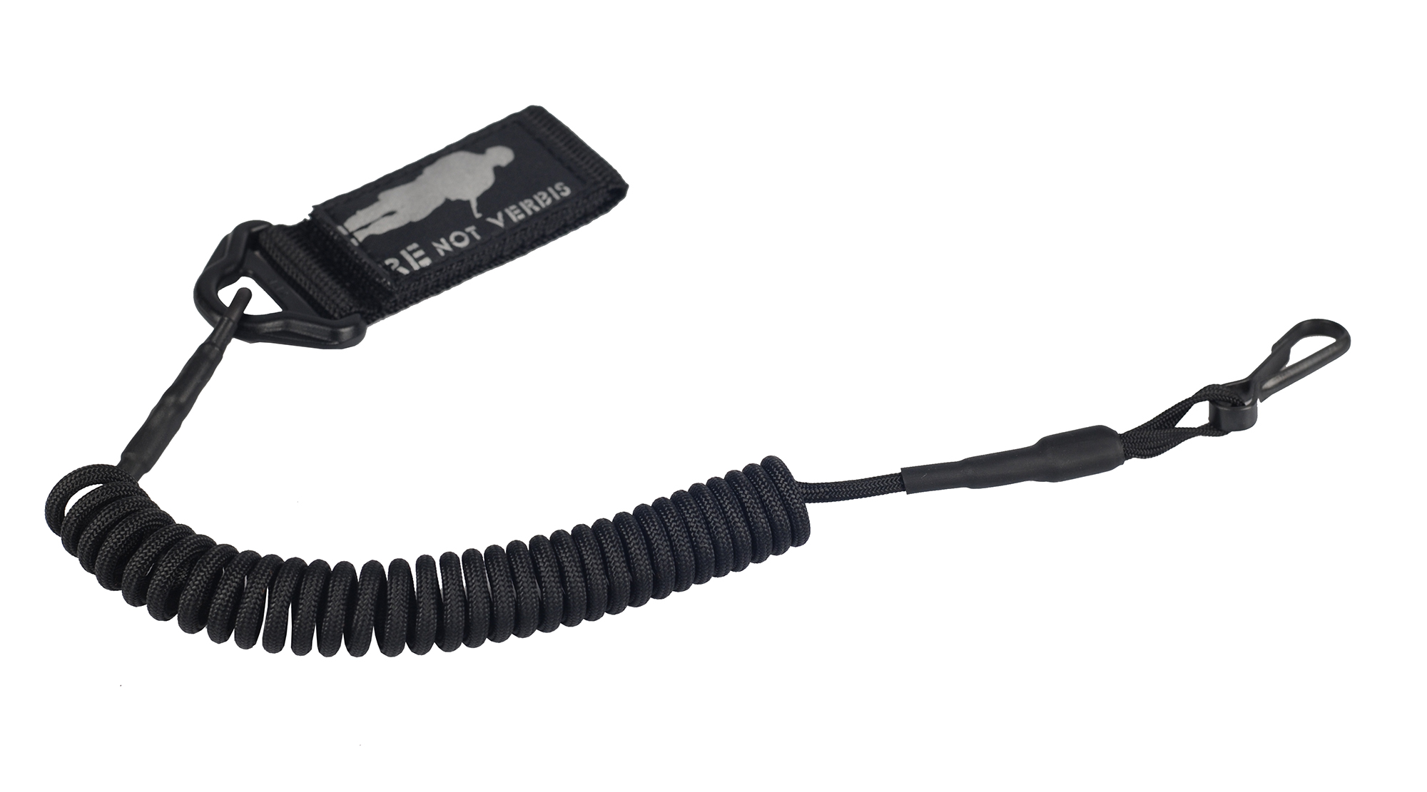 Шнур страхувальний спіральний чорний Шнур страхувальний спіральний чорний - Зображення 6