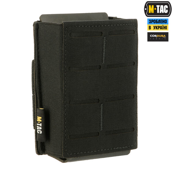 M-Tac підсумок для магазина на гумці (10 см) Laser Cut Black