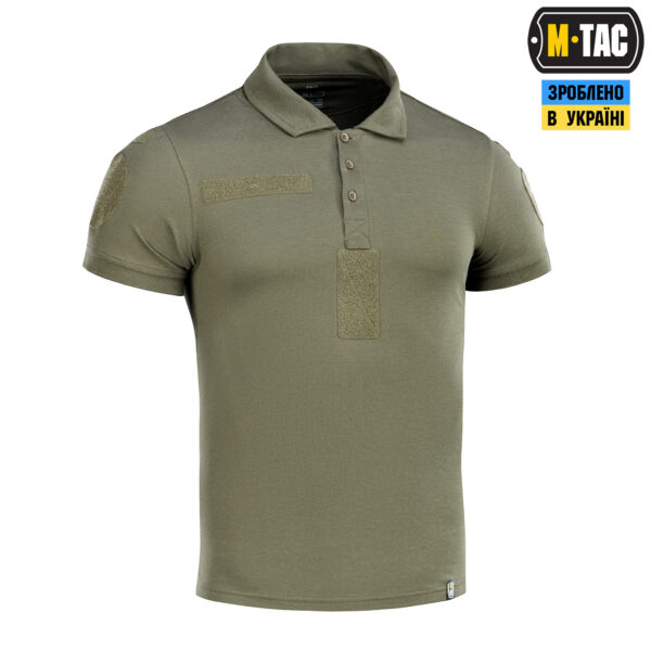 M-Tac поло НГУ з світловідбивним написом 65/35 Army Olive — изображение 3