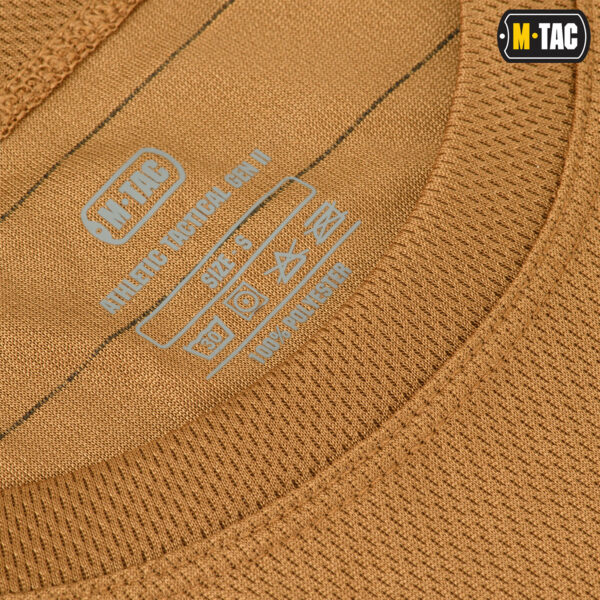 M-Tac футболка потовідвідна Athletic Tactical Gen.2 Coyote Brown