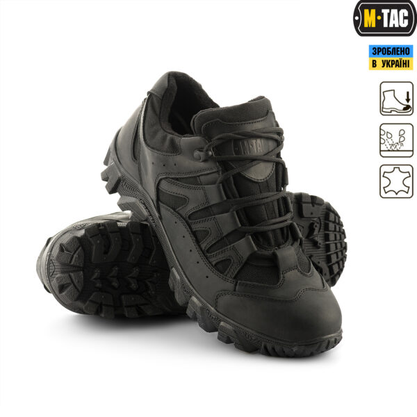 M-Tac кросівки тактичні Leopard Winter Black