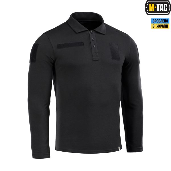 M-Tac поло тактичне довгий рукав 65/35 Black — изображение 3