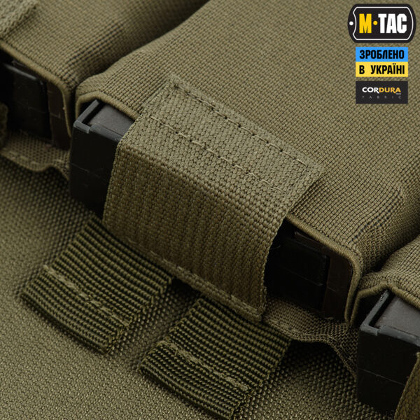 M-Tac підсумок еластичний на 3 магазина Elite Ranger Green