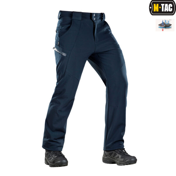 M-Tac штаны Soft Shell Winter Dark Navy Blue