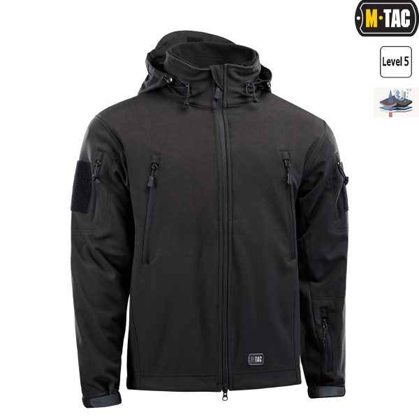 M-Tac куртка Soft Shell з підстібкою Black - Зображення 3