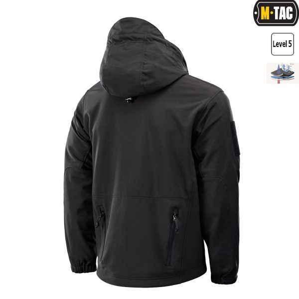 M-Tac куртка Soft Shell з підстібкою Black - Зображення 4
