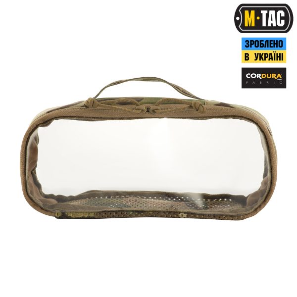 M-Tac органайзер утилітарний прозорий Elite Medium (26х11 см) Multicam - Зображення 2