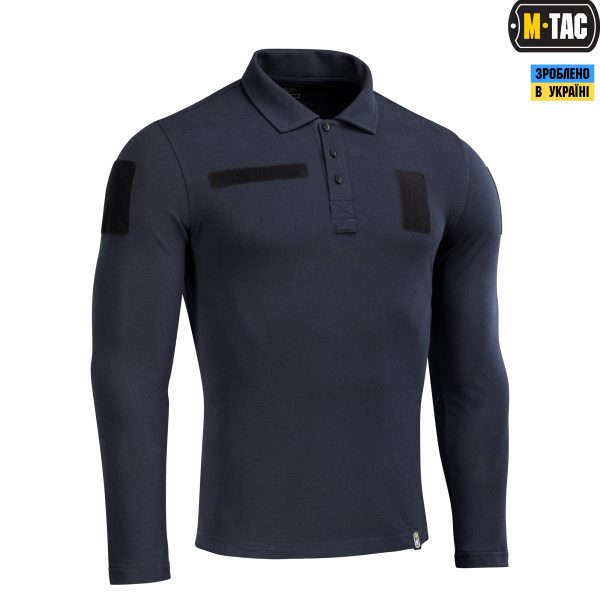 M-Tac поло тактичне довгий рукав 65/35 Dark Navy Blue - Зображення 3