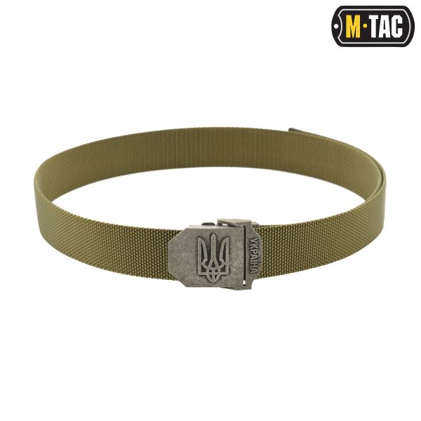 M-Tac ремінь з Тризубом (тип 2) Olive - Зображення 2