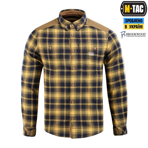 M-Tac сорочка Redneck Cotton Navy Blue/Yellow — изображение 2