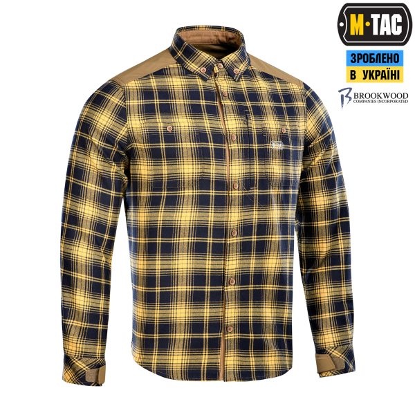 M-Tac сорочка Redneck Cotton Navy Blue/Yellow — изображение 3