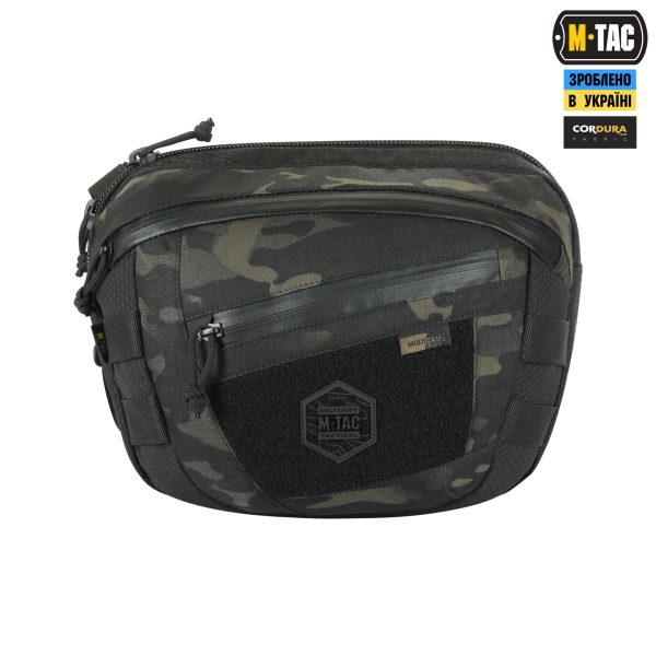M-Tac сумка Sphaera Hex Hardsling Bag Large з липучкою Elite Multicam Black/Black — изображение 2