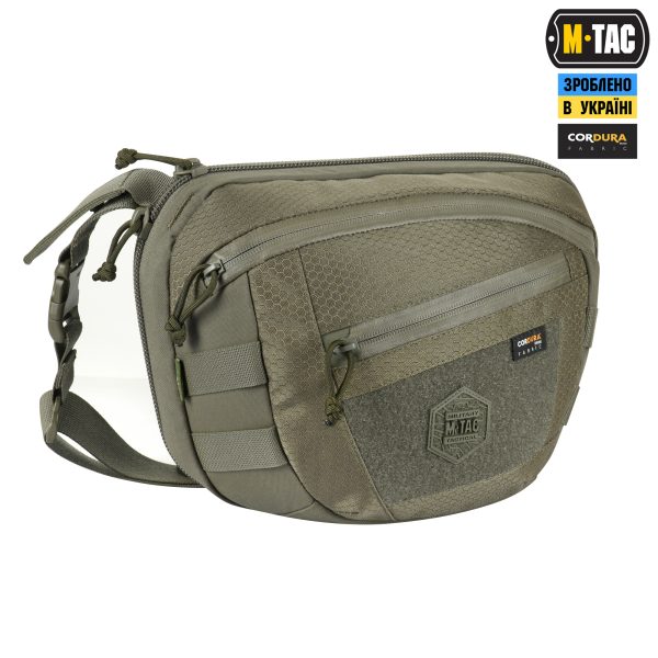 M-Tac сумка Sphaera Hex Hardsling Bag Large з липучкою Elite Ranger Green - Зображення 2