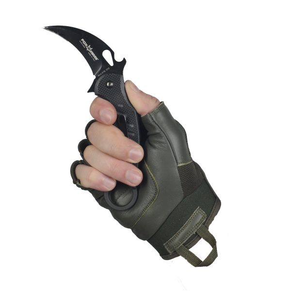 M-Tac рукавички безпалі Assault Tactical Mk.4 Olive - Зображення 2