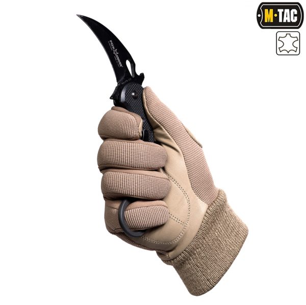 M-Tac рукавички Assault Tactical Mk.8 Khaki - Зображення 5