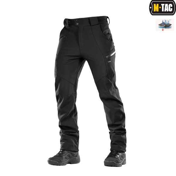 M-Tac штани Soft Shell Winter Black — изображение 2