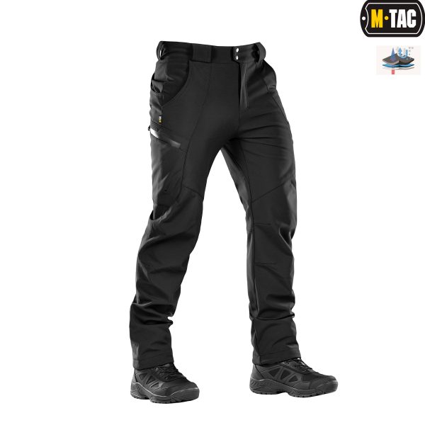 M-Tac штани Soft Shell Winter Black — изображение 3