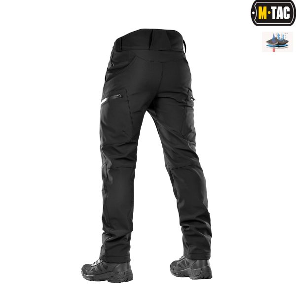 M-Tac штани Soft Shell Winter Black — изображение 4