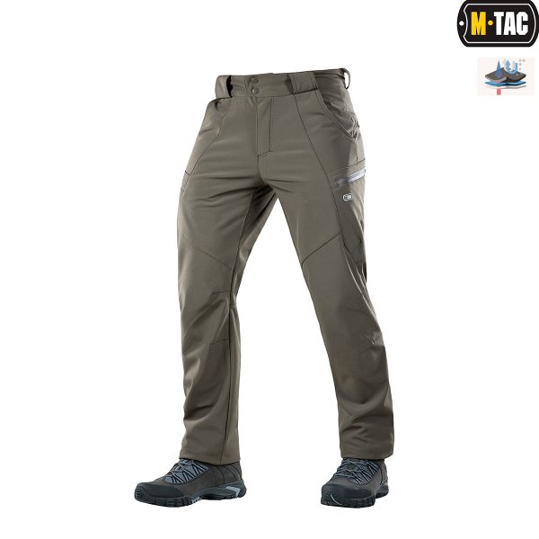 M-Tac штаны Soft Shell Winter Olive