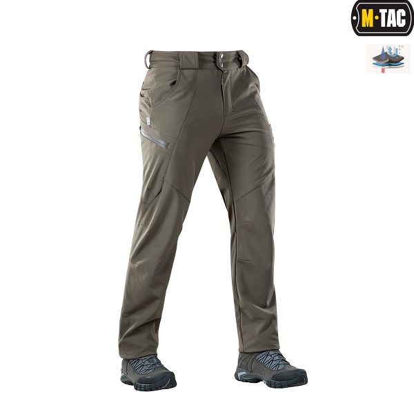 M-Tac штани Soft Shell Winter Olive — изображение 3
