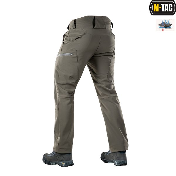 M-Tac штани Soft Shell Winter Olive — изображение 4