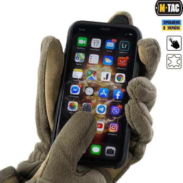 M-Tac рукавички Winter Tactical Windblock 380 Olive