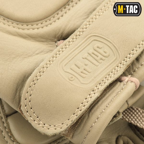 M-Tac рукавички безпалі шкіряні Assault Tactical Mk.1 Khaki