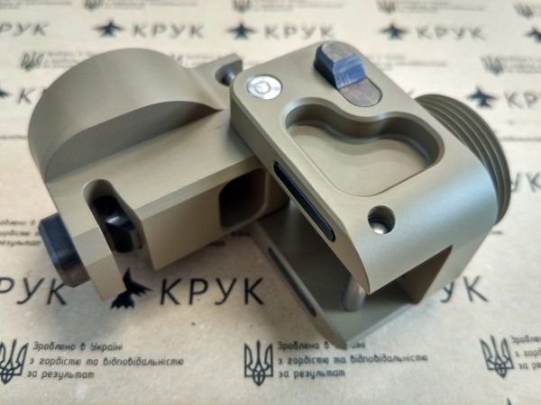 Крук складний механізм прикладів із різьбою AR-типу Coyote Tan