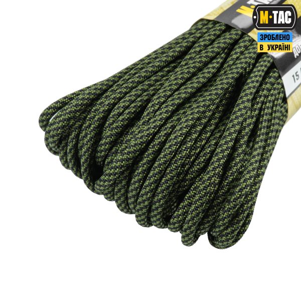M-Tac паракорд 550 type III Black/Grass Stairs 30м