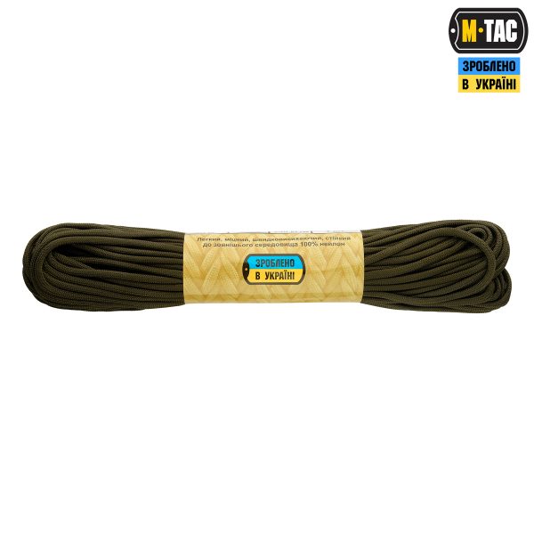 M-Tac паракорд 550 type III OD Green 30м