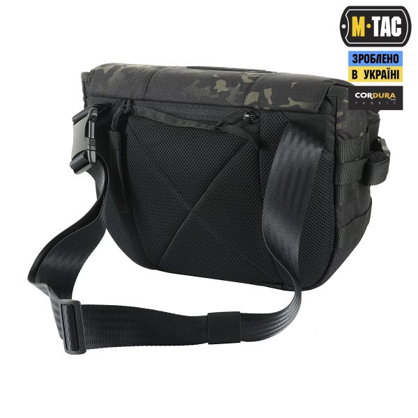 M-Tac сумка Messenger Bag Elite Hex Multicam Black/Black