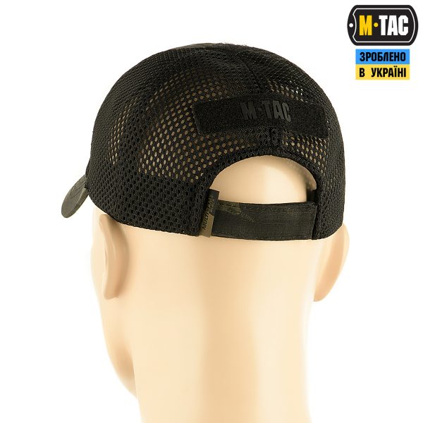 M-Tac бейсболка тактична з сіткою Multicam Black