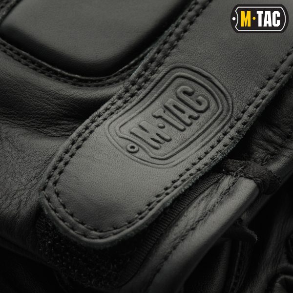 M-Tac перчатки беспалые кожаные Assault Tactical Mk.1 Black