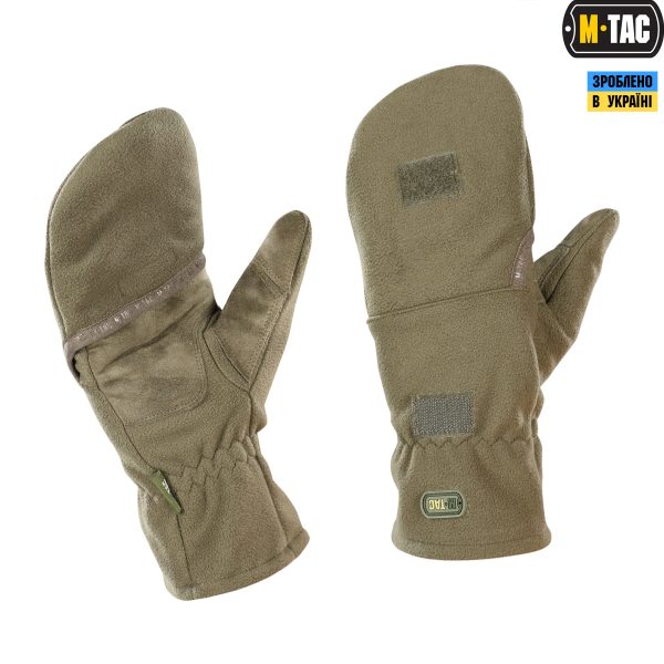 M-Tac рукавички безпалі з клапаном Windblock 295 Olive
