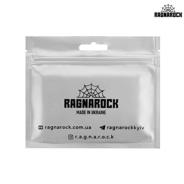 Ragnarock Шеврон квиток (чорний)