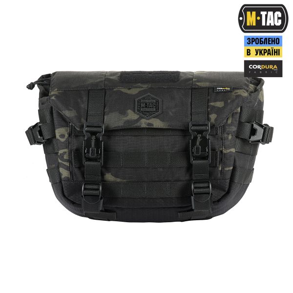 M-Tac сумка Messenger Bag Elite Hex Multicam Black/Black