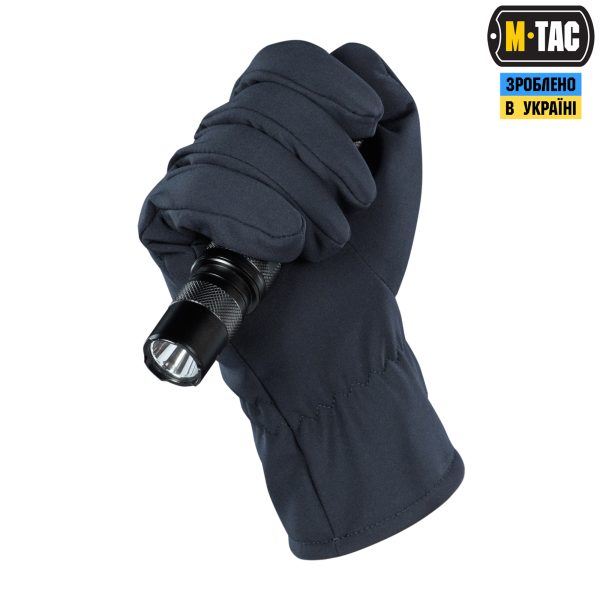 M-Tac рукавички Winter Soft Shell Dark Navy Blue