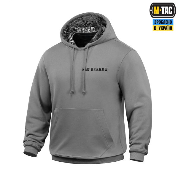 M-Tac кофта Hoodie My Home is my Castle Light Hard Grey