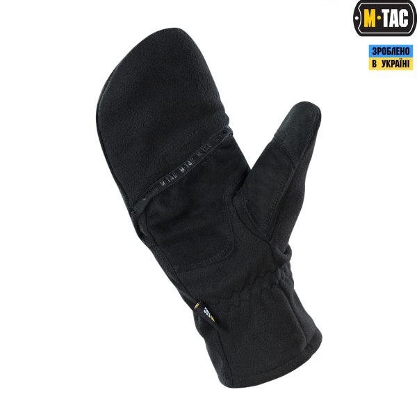 M-Tac рукавички безпалі з клапаном Windblock 295 Black