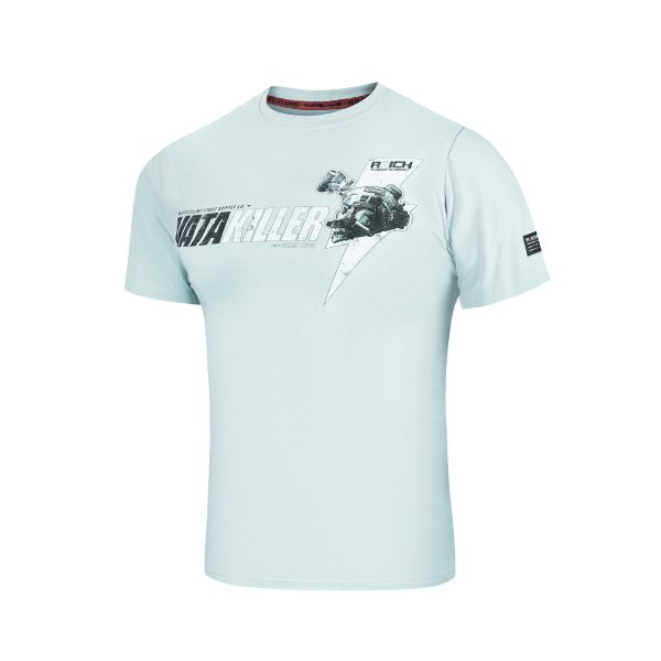 R3ICH футболка Vatakiller Dirty Grey Mint
