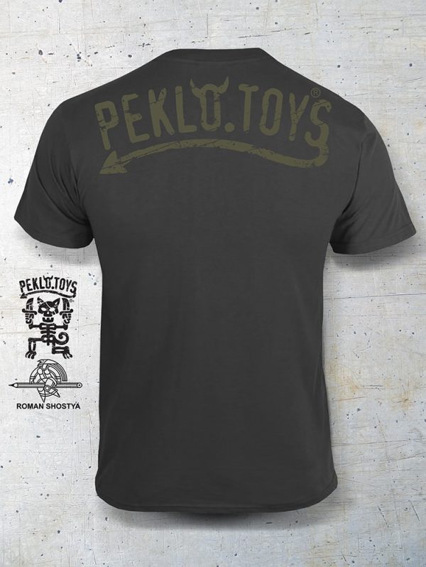PEKLO.TOYS футболка Лютий Котяра Grey